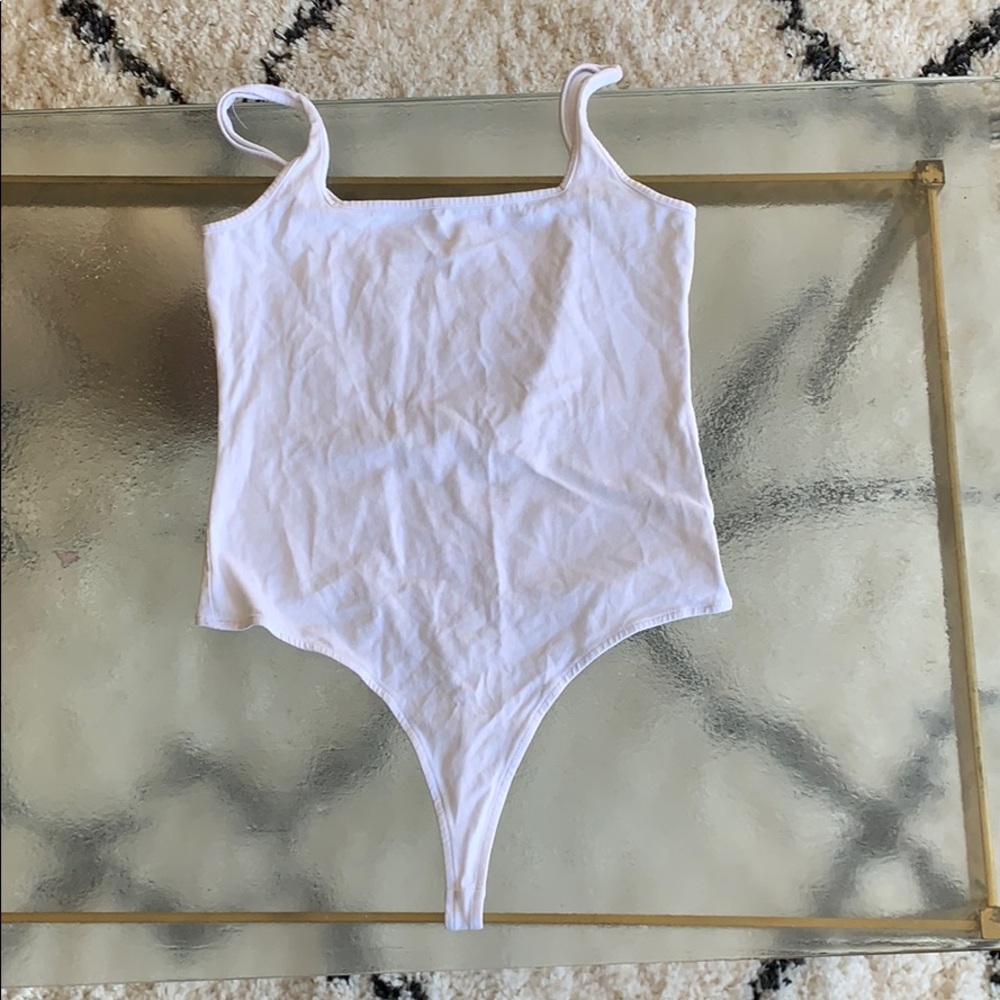 White cotton bodysuit